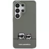 Funda MagSafe Karl Lagerfeld IML Peekaboo Karl&Choupette para Samsung Galaxy S26 Ultra Verde