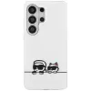 Funda MagSafe Karl Lagerfeld IML Peekaboo Karl & Choupette para Samsung Galaxy S26 Ultra - Transparente
