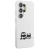Funda MagSafe Karl Lagerfeld IML Peekaboo Karl & Choupette para Samsung Galaxy S26 Ultra - Transparente