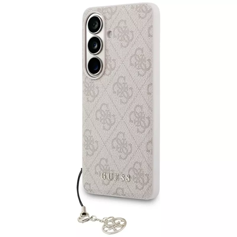 Funda MagSafe GUESS 4G Classic Logo Charm para Samsung Galaxy S26 - Rosa