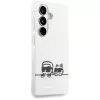 Funda MagSafe Karl Lagerfeld IML Peekaboo Karl & Choupette para Samsung Galaxy S26, Transparente