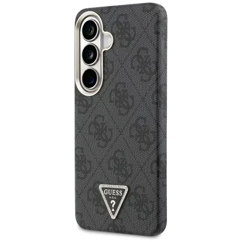 Funda MagSafe Guess 4G Triangle Logo para Samsung Galaxy S26 - Negra