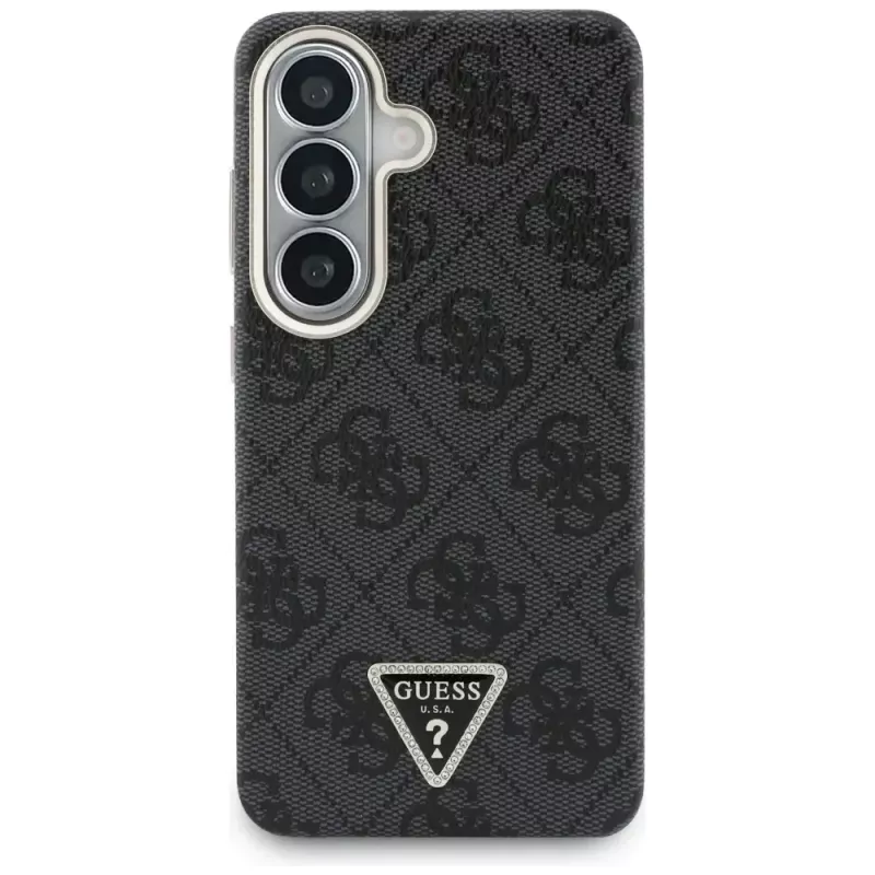 Funda MagSafe Guess 4G Triangle Logo para Samsung Galaxy S26 - Negra