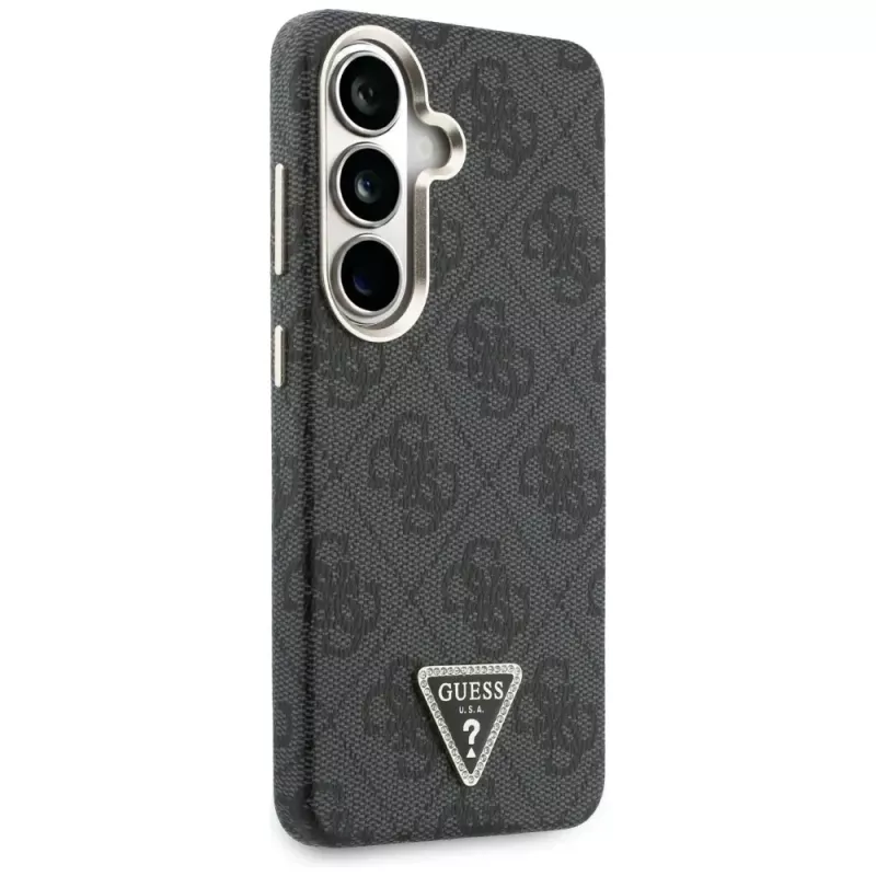 Funda MagSafe Guess 4G Triangle Logo para Samsung Galaxy S26 - Negra