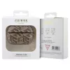 Funda GUESS GUE003033 GCube Charm para AirPods Pro marrón