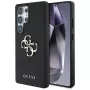 Funda GUESS Grained Big 4G Logo Small Classic Logo para Samsung Galaxy S25 Ultra - negra