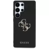 Funda GUESS Grained Big 4G Logo Small Classic Logo para Samsung Galaxy S25 Ultra - negra