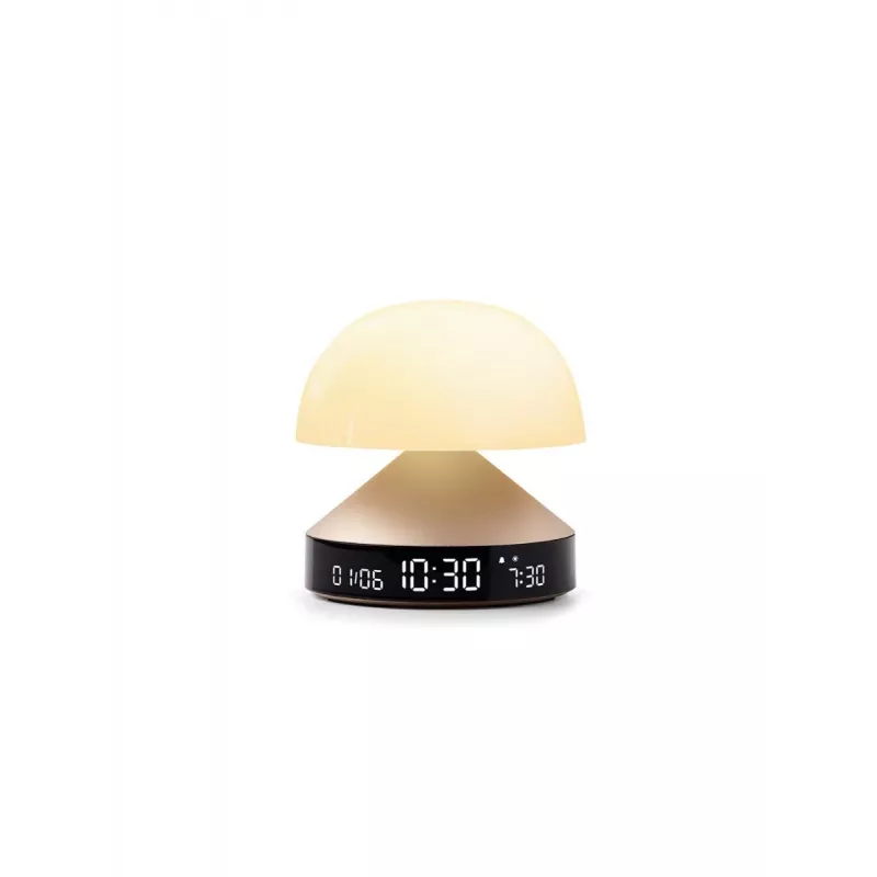 Despertador Lexon Mina Sunrise con luz de amanecer, dorado