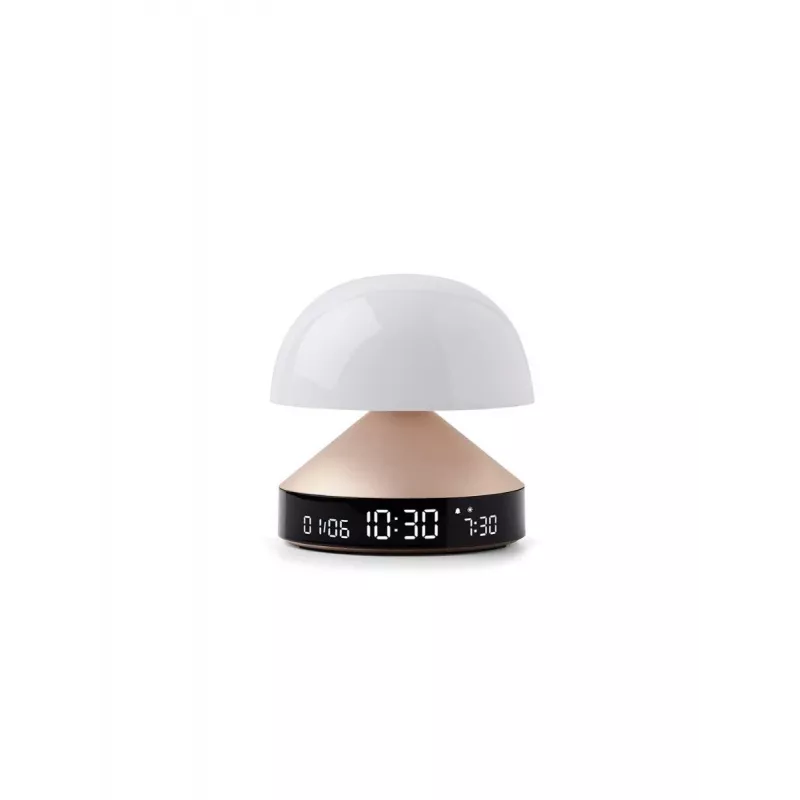 Despertador Lexon Mina Sunrise con luz de amanecer, dorado