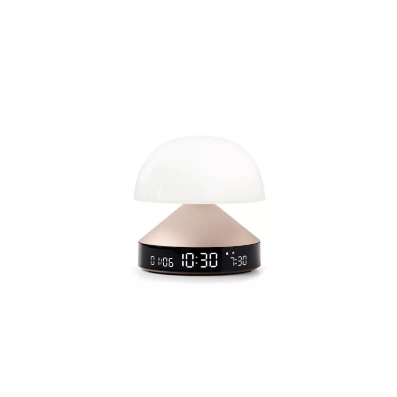 Despertador Lexon Mina Sunrise con luz de amanecer, dorado