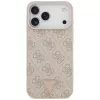 Funda MagSafe GUESS piel 4G Triangle Strass para iPhone 18 Pro Max / 17 Pro Max - rosa
