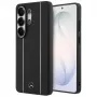 Funda MagSafe Mercedes-Benz Lorbeerblätter rayas verticales para Samsung Galaxy S26 Ultra - negra y blanca
