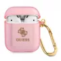 Funda protectora GUESS Glitter Collection para Apple AirPods 1/2 - rosa