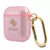 Funda protectora GUESS Glitter Collection para Apple AirPods 1/2 - rosa