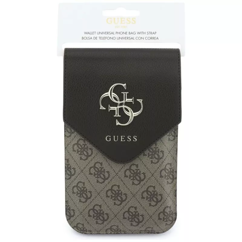 Funda para móvil GUESS Graines 4G & Classic Logos marrón