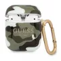 Funda GUESS Camo Collection para AirPods 1/2 verde/kaki