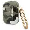 Funda GUESS Camo Collection para AirPods 1/2 verde/kaki