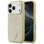 Funda MagSafe GUESS Glitter Triangle Logo para iPhone 17 Pro - dorada