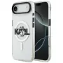 Karl Lagerfeld IML Choupette Sketch Logo Funda MagSafe para iPhone Air, Transparente