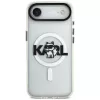 Karl Lagerfeld IML Choupette Sketch Logo Funda MagSafe para iPhone Air, Transparente