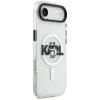 Karl Lagerfeld IML Choupette Sketch Logo Funda MagSafe para iPhone Air, Transparente