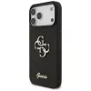 Funda GUESS Fixed Glitter Big 4G para iPhone 18 Pro Max / 17 Pro Max - negra
