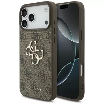 Funda GUESS 4G Big Logo para iPhone 17 Pro Max / 18 Pro Max - marrón