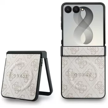 Funda MagSafe Guess 4G Classic para Samsung Galaxy Z Flip 8 - rosa
