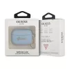 Funda Guess GUAPLSCHSB para AirPods Pro azul silicona Charm Heart Collection