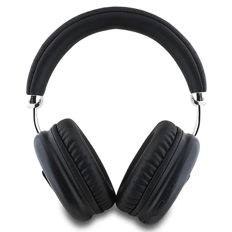 Auriculares over-ear GUESS Bluetooth 5.3 con logo triangular metálico - negros