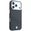 Funda MagSafe BMW Sign Inclined Deboss Letters para iPhone 18 Pro / 17 Pro - gris