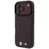 Funda MagSafe BMW M IML Frosted Metal Logo & Trims para iPhone 18 Pro / 17 Pro - Borgoña