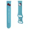 Hello Kitty Correa universal de silicona HKUWMSCHBLB, Kitty Head, Azul, 20mm