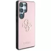 Funda GUESS Grained Big 4G Logo Small Classic Logo para Samsung Galaxy S25 Ultra - Rosa
