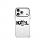 Funda MagSafe Karl Lagerfeld IML Choupette Sketch Logo para iPhone 17 Pro - Transparente