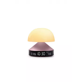 Despertador con luz de amanecer Lexon Mina Sunrise, Rosa claro