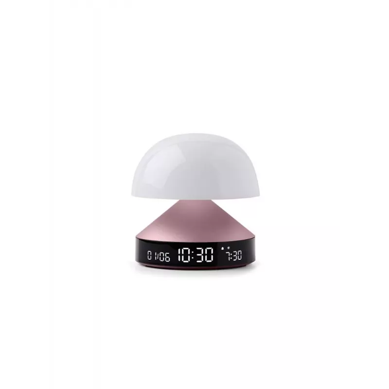 Despertador con luz de amanecer Lexon Mina Sunrise, Rosa claro