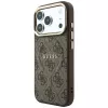 Funda MagSafe GUESS Embossed 4G Classic para iPhone 17 Pro Max / 18 Pro Max - Marrón