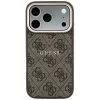 Funda MagSafe GUESS Embossed 4G Classic para iPhone 17 Pro Max / 18 Pro Max - Marrón