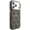 Funda MagSafe GUESS Embossed 4G Classic para iPhone 17 Pro Max / 18 Pro Max - Marrón