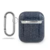 Funda GUESS GUACA2TPUJULDB para AirPods 1/2, Azul oscuro, Jeans Collection