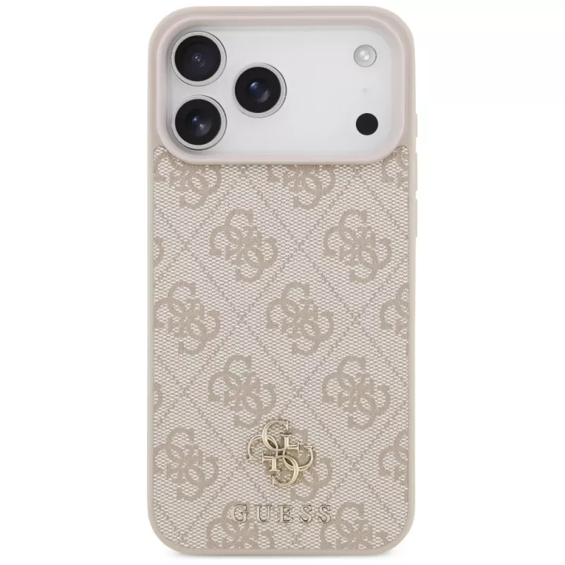 Funda MagSafe GUESS 4G Small Classic Logo para iPhone 18 Pro Max / 17 Pro Max - Rosa
