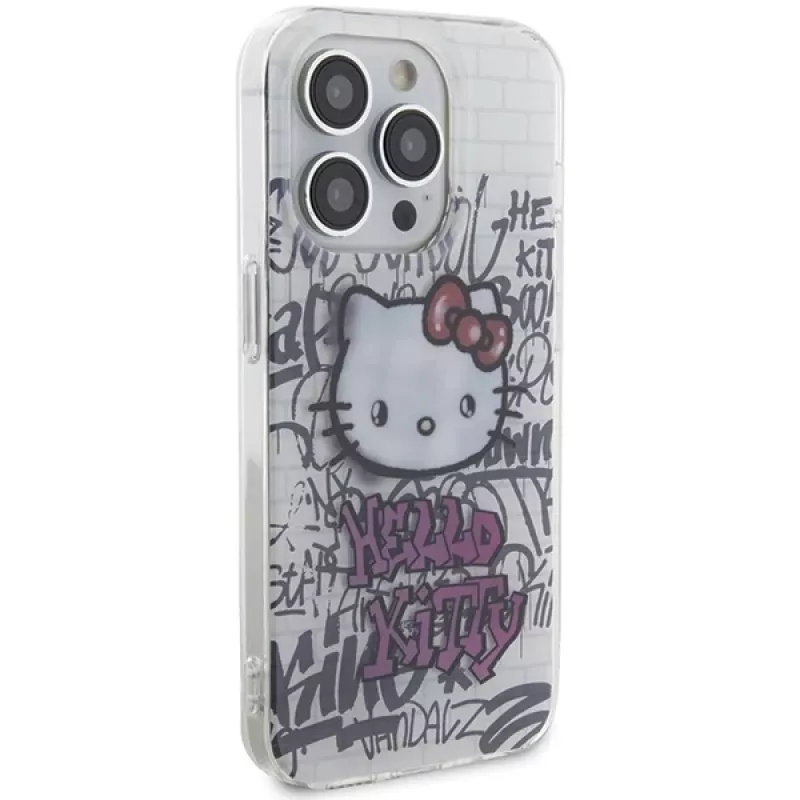 Funda rígida Hello Kitty HKHCP15XHDGPHT para iPhone 15 Pro Max 6,7