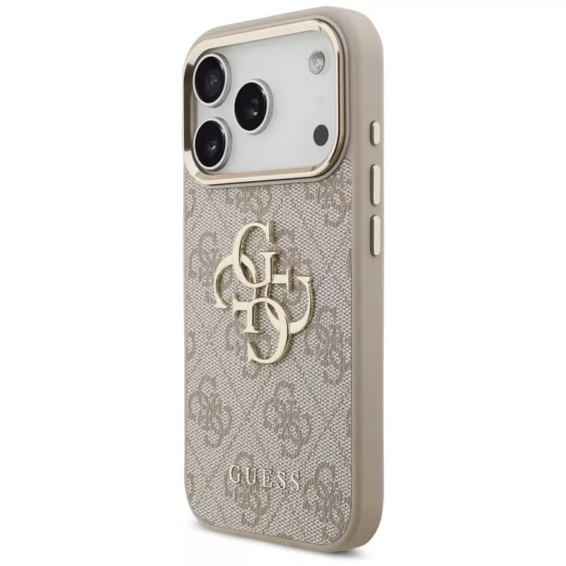 Funda GUESS 4G Big Classic Logo para Apple iPhone 17 Pro / 18 Pro - Oro rosa