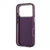Funda protectora trasera GUESS 4G Script Metal para Apple iPhone 18 Pro / 17 Pro - Borgoña
