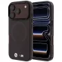 Funda MagSafe BMW M IML Frosted Metal Logo & Trims para iPhone 18 Pro Max / 17 Pro Max - Borgoña