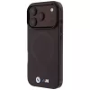 Funda MagSafe BMW M IML Frosted Metal Logo & Trims para iPhone 18 Pro Max / 17 Pro Max - Borgoña