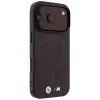 Funda MagSafe BMW M IML Frosted Metal Logo & Trims para iPhone 18 Pro Max / 17 Pro Max - Borgoña