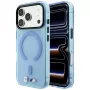 BMW M Funda IML Frosted con logo metálico y MagSafe para iPhone 18 Pro Max / 17 Pro Max - Azul