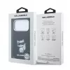 Karl Lagerfeld Funda MagSafe IML Choupette Body Sketch Print para iPhone 18 Pro Max / 17 Pro Max - Negro